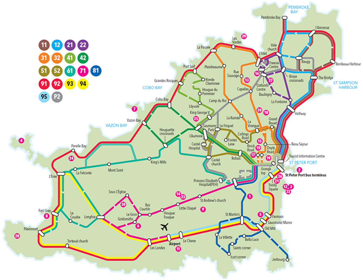 bus timetable journey planner guernsey